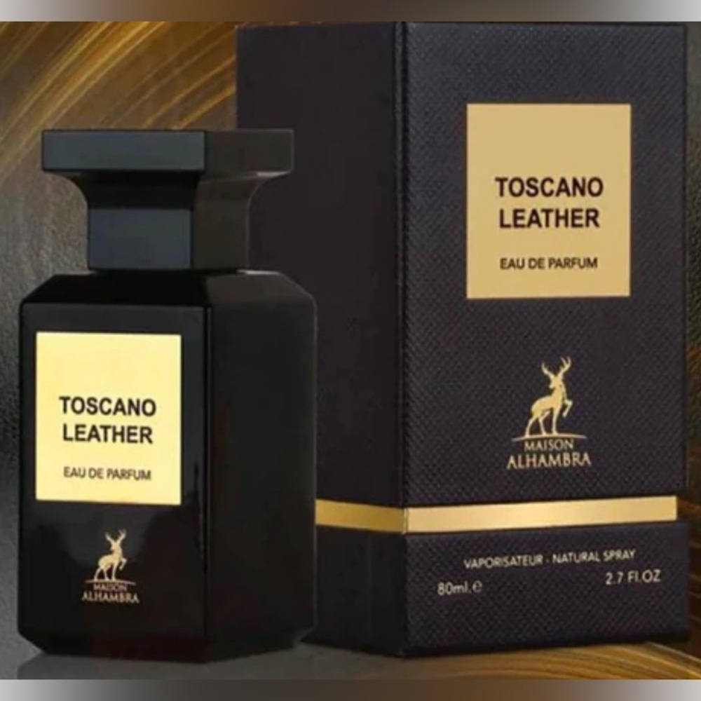 Toscano Leather by Maison Alhambra Eau De Parfum Spray 2.7 oz 80ml